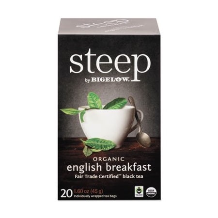 Bigelow Tea Co Bigelow, Steep Tea, English Breakfast, 1.6 Oz Tea Bag, 20PK 17701